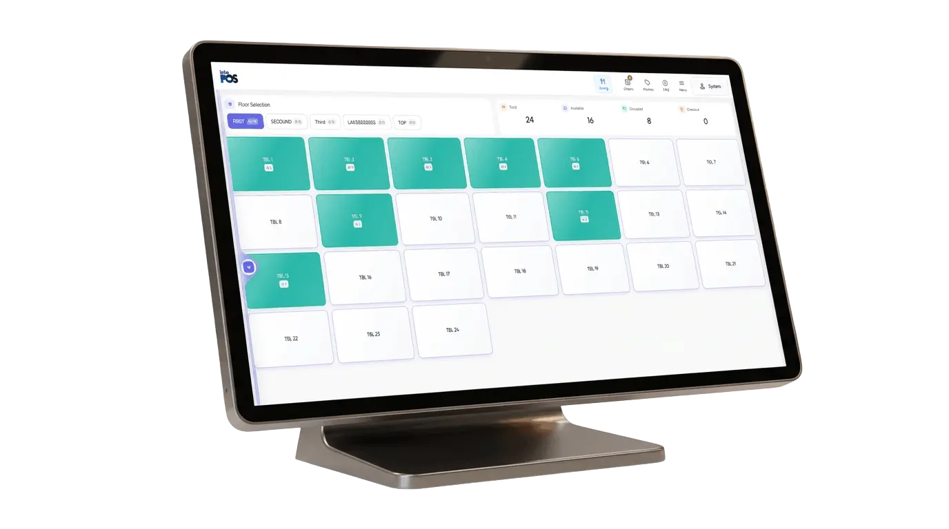 IntaPOS Cloud POS order management screen